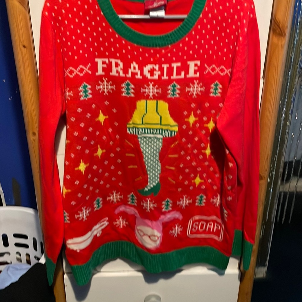 A Christmas story ugly sweater size large